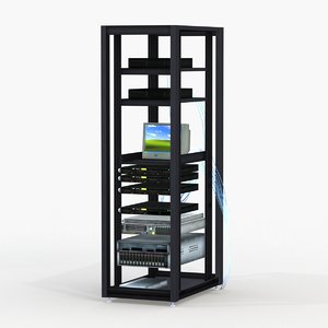 server rack b 3D model