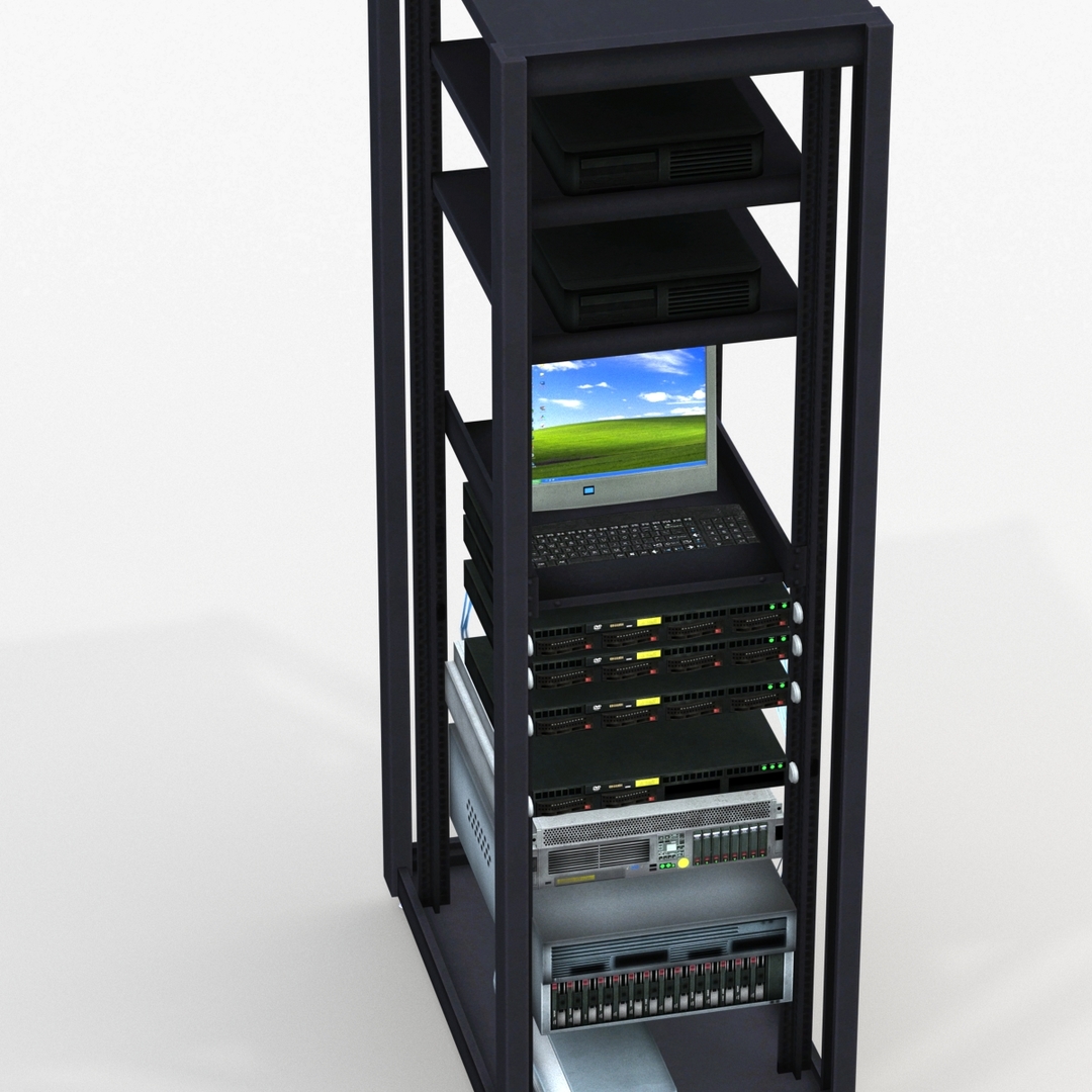 Server Rack B 3D Model - TurboSquid 1487390