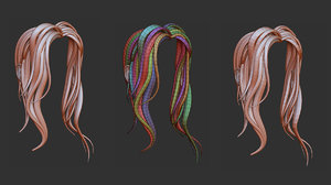 Zbrush Hair Strands Brush Set 1