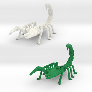 scorpions venomous 3D model