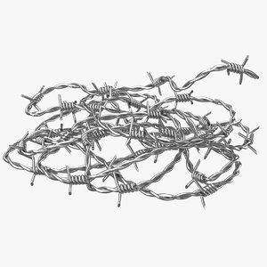realistic diy barbed wire model