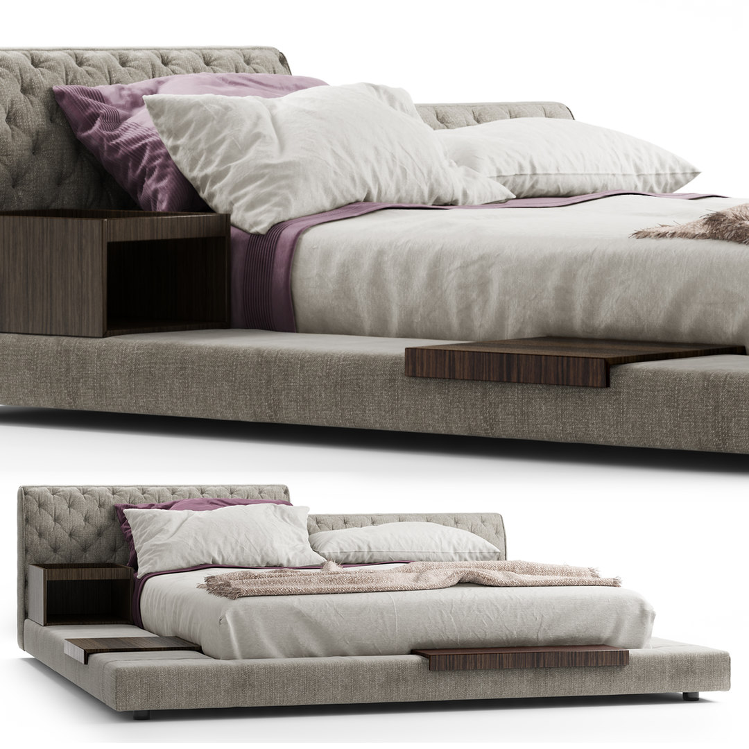 Frigerio Salotti Miller Bed D Turbosquid