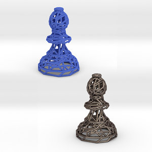 chess bishop 3D model