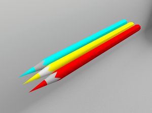 3D model arnold pensil