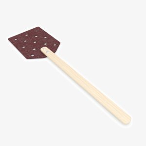 leather fly swatter 3D model