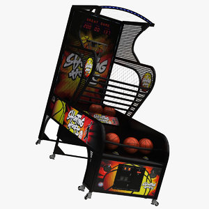 basketball arcade machine 3D model