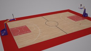 official basketball court ball model