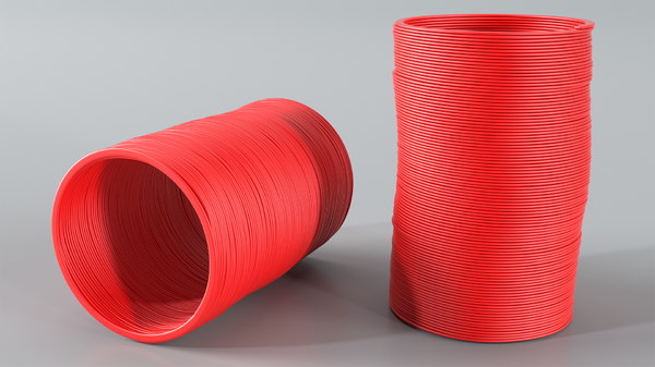 red slinky toy
