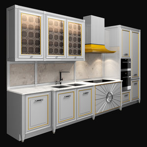 3D kitchen dama di quadri