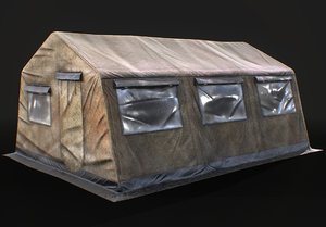 military tent 3D model