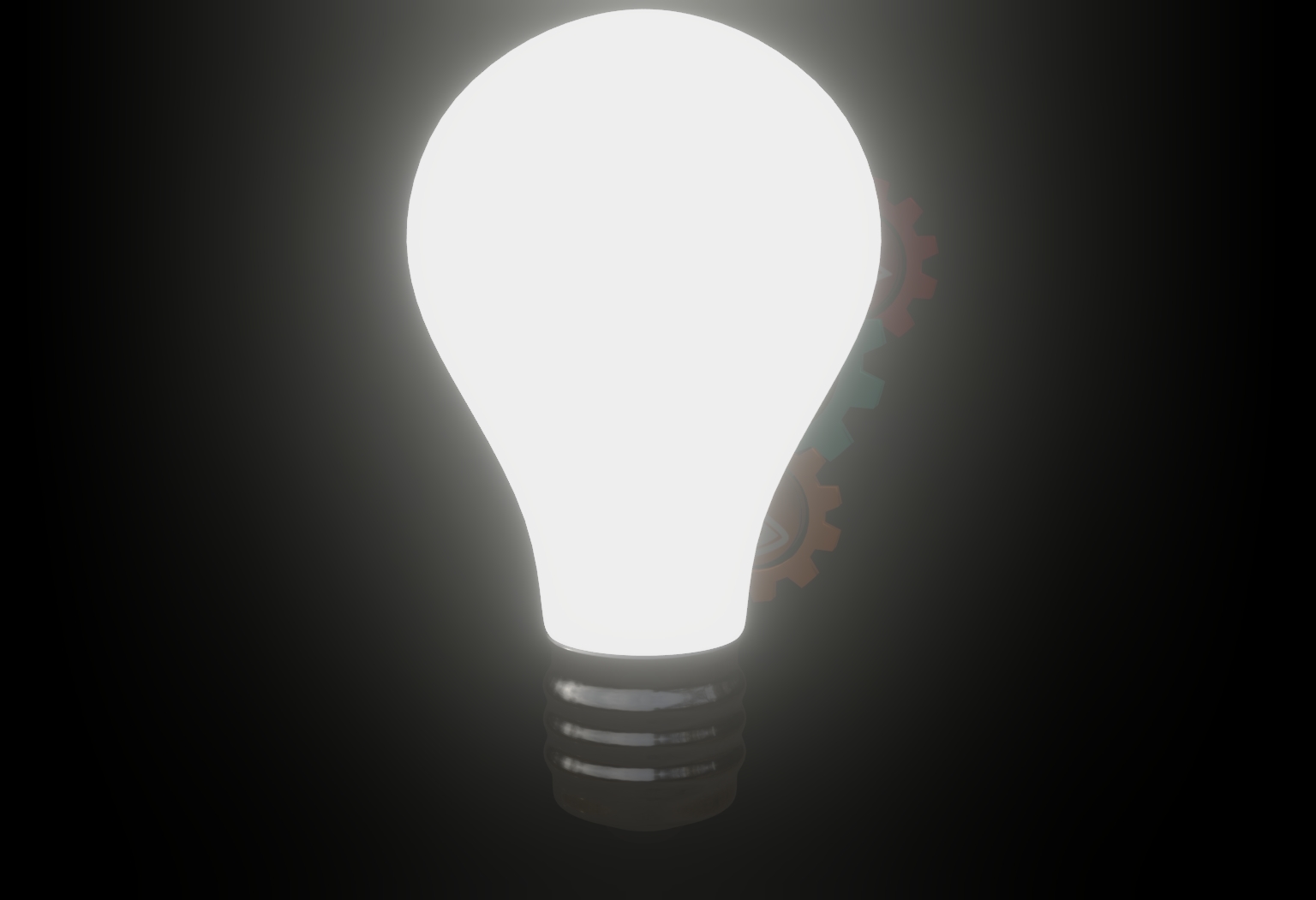 灯泡-想法介绍3d模型