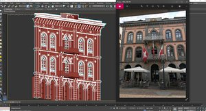 3D model facade - casino suisse