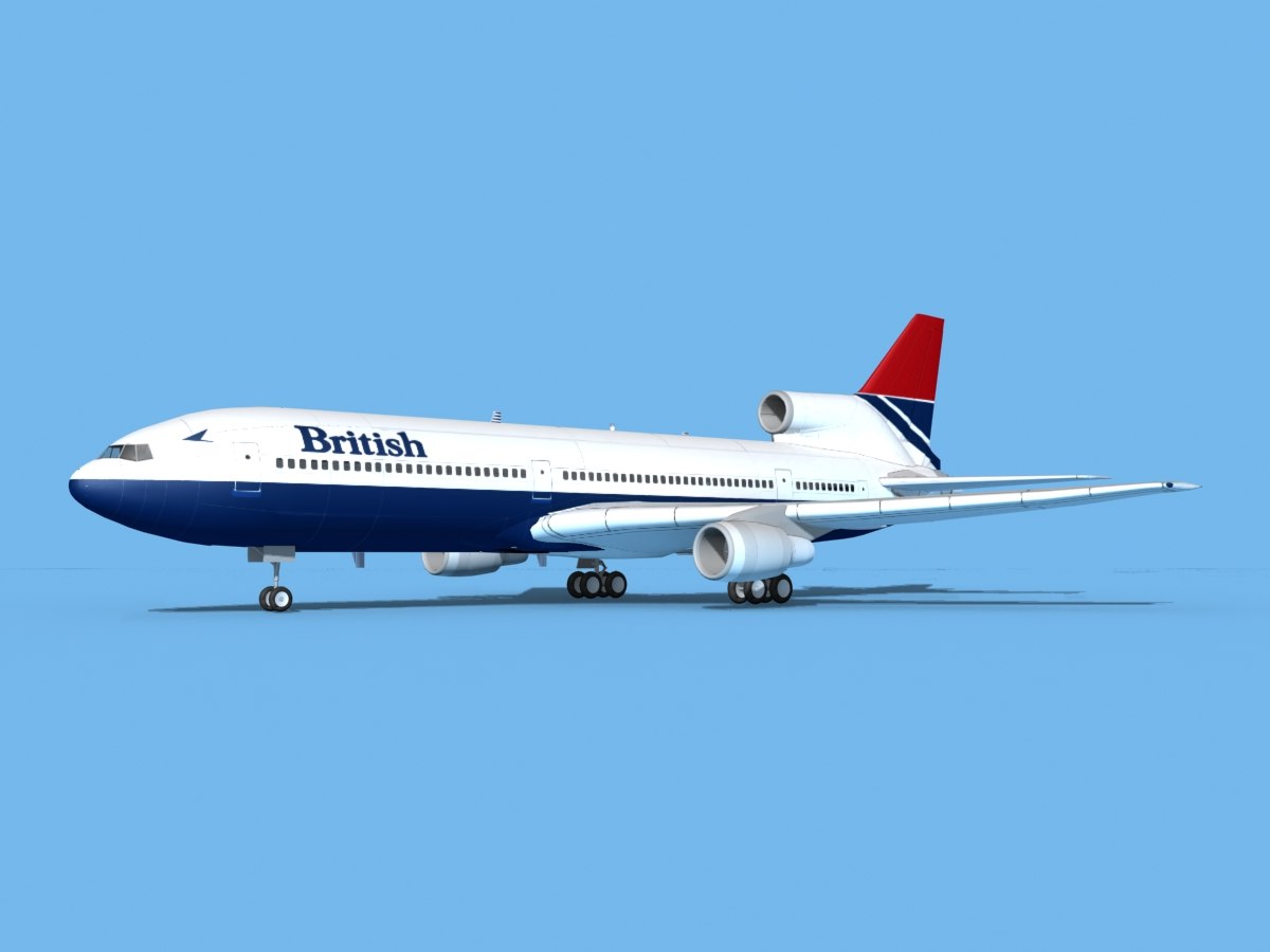 Lockheed l-1011-10 3D model - TurboSquid 1488865