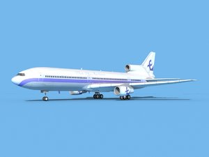 lockheed l-1011-10 airliner model