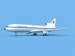 lockheed l-1011-10 airliner 3D