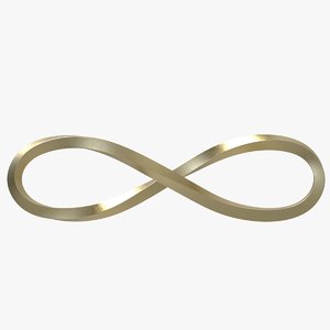 infinity loop symbol 3D