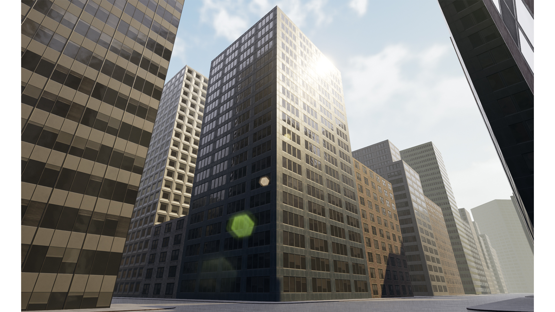 backgorund建筑3d模型