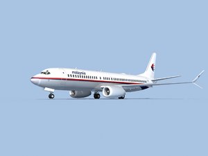 3D boeing 737-8