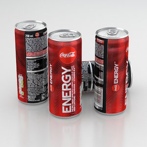 3D beverage cola energy