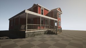 3D house exterior