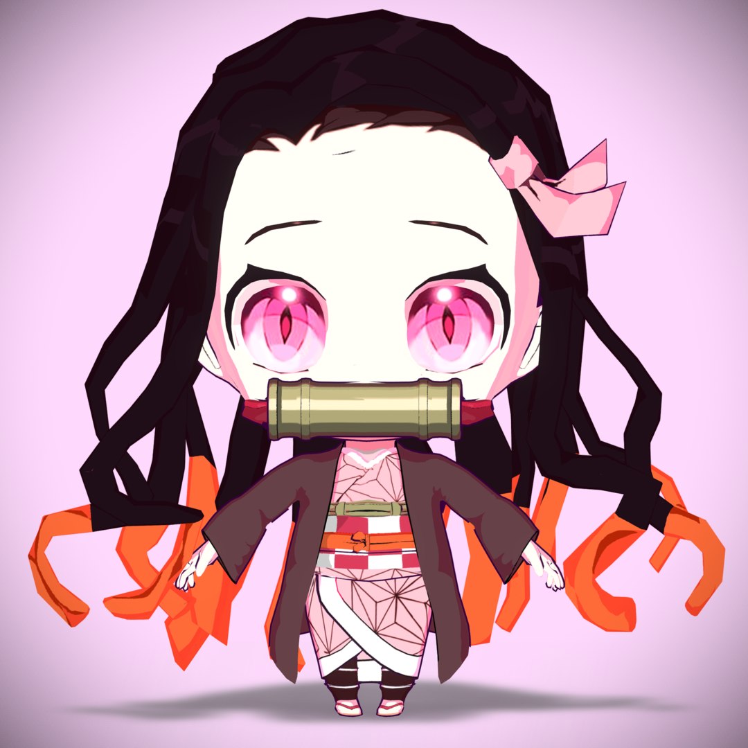 Free 3D nezuko kawaii model - TurboSquid 1489511