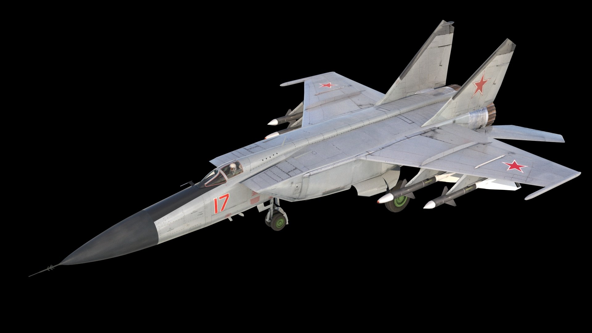 Mig-25 foxbat model - TurboSquid 1489586