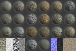 Set of 20 Various Sand PBR Textures Volume 1