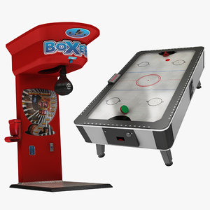 3D boxing arcade air hockey