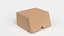 3D model cardboard box 03 rigged