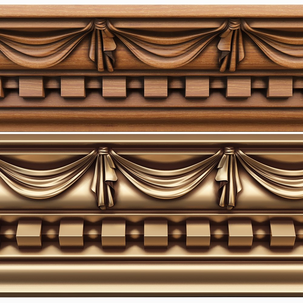 3D model cornice carved TurboSquid 1489769