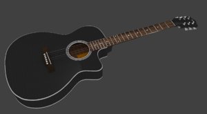 3D guitar acoustic