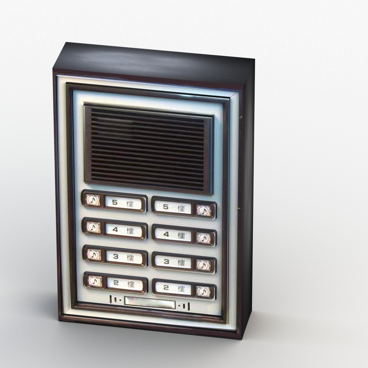 Free bell intercom model - TurboSquid 1489832