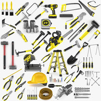 44 Models Tools + Hand Tools Collection