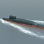 nuclear submarines ssbn 3D model