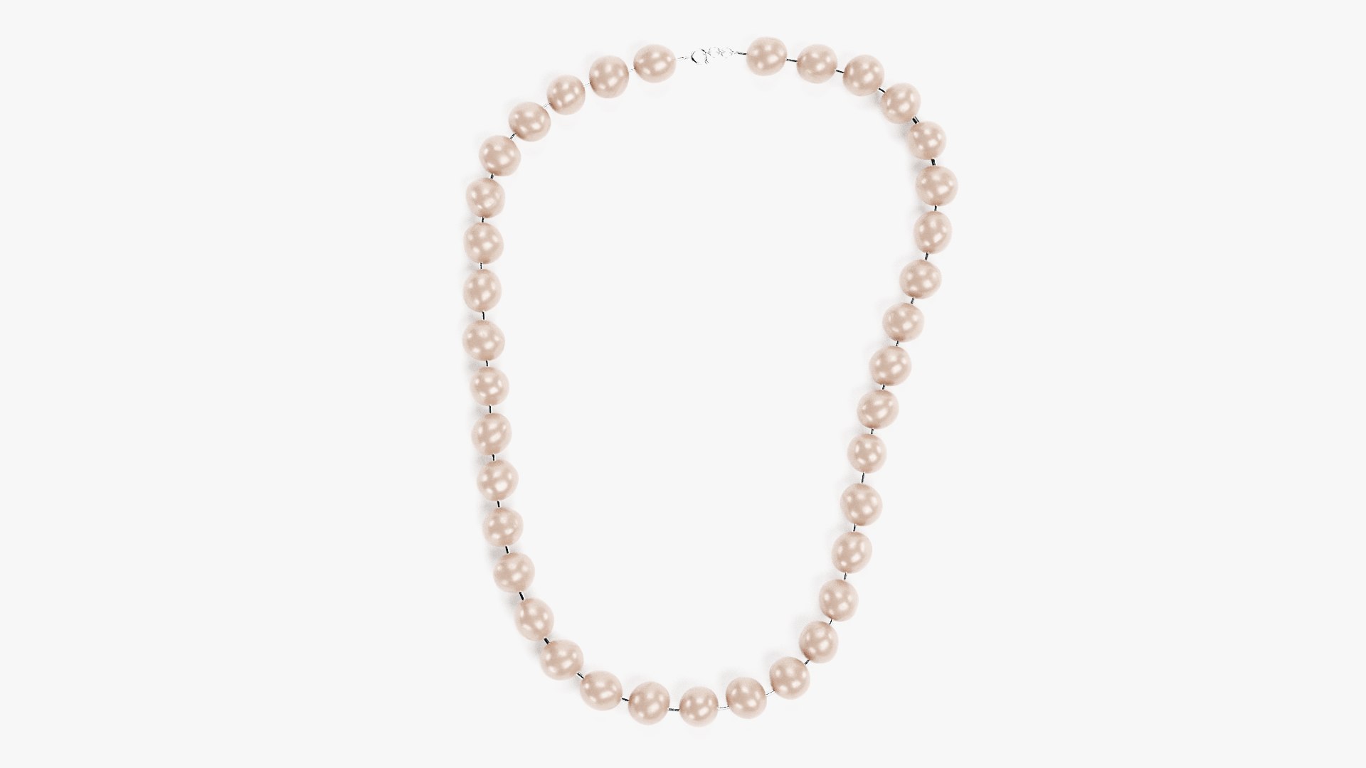 3D pearl necklace - TurboSquid 1490004