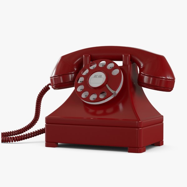 Rotary Phone Blender Models for Download TurboSquid