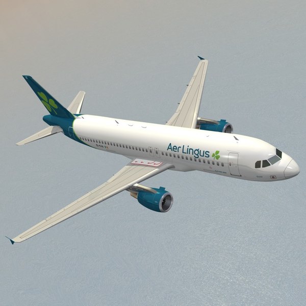 3D airbus aer lingus model - TurboSquid 1474473