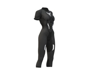 3D agent bodysuit female model