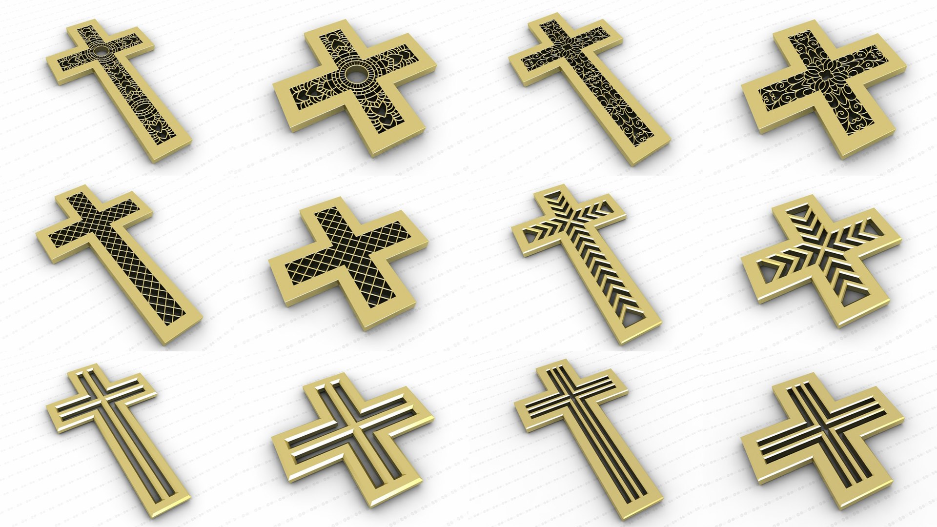 3D crosses vol 2 TurboSquid 1488655