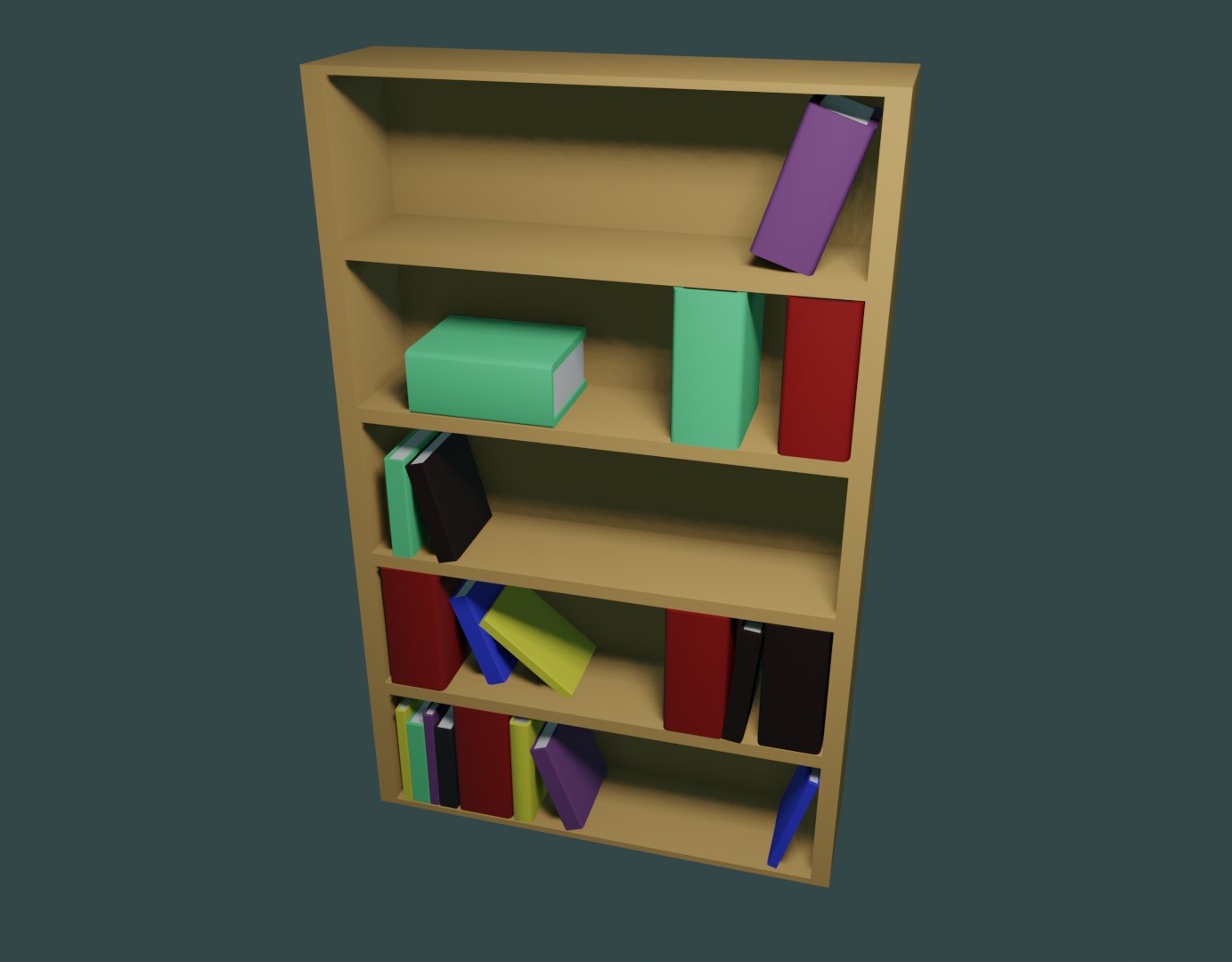 Bookshelf books 3D model TurboSquid 1490526
