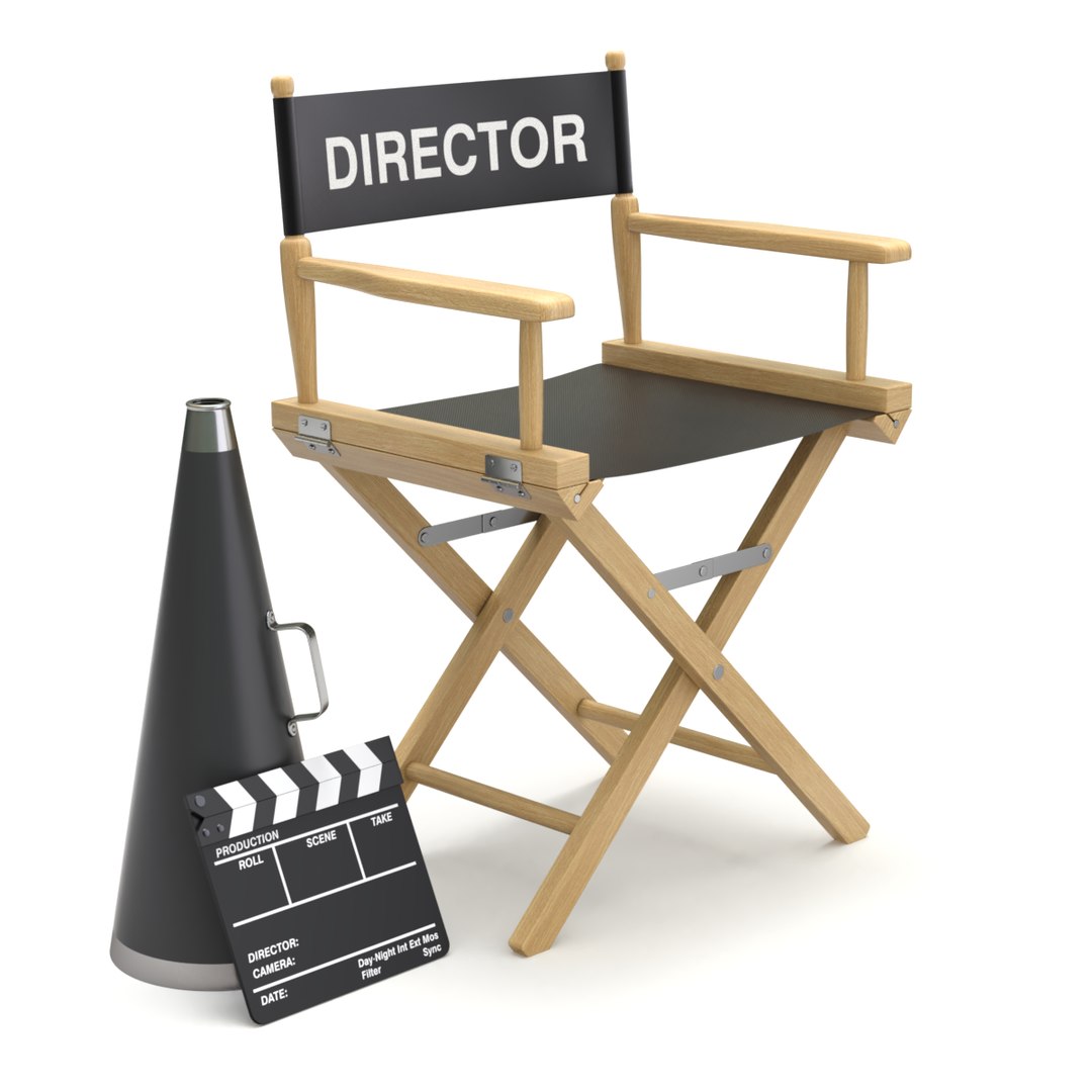 3D director chair TurboSquid 1490600