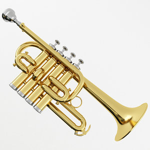 piccolo trumpet 3D