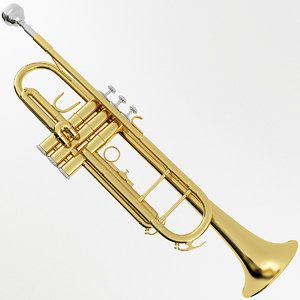 trumpet 3D model