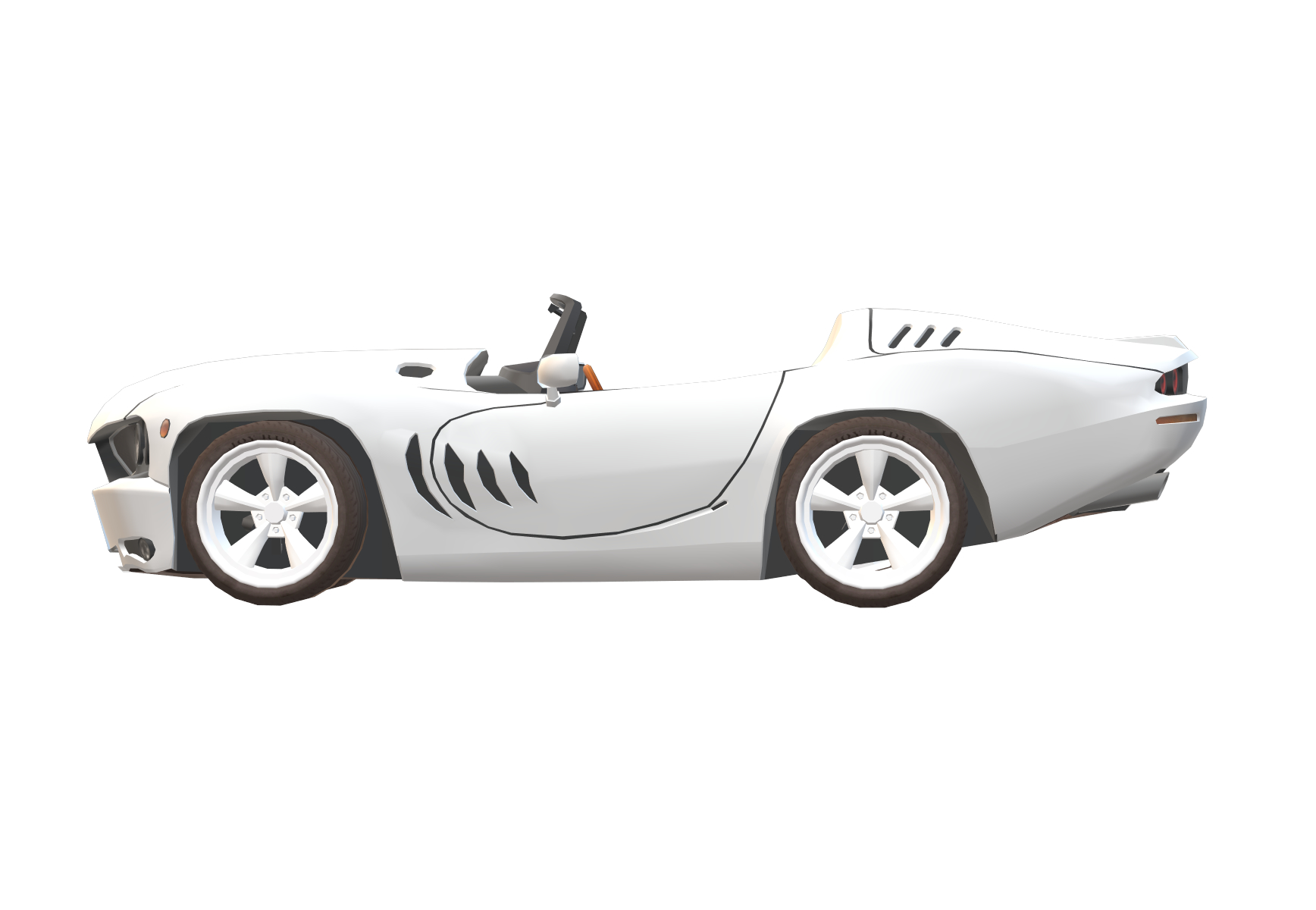 Hammerhead car white 3D model TurboSquid 1490742