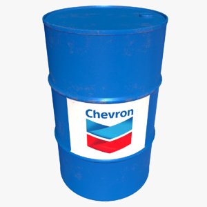 3D model barrel chevron