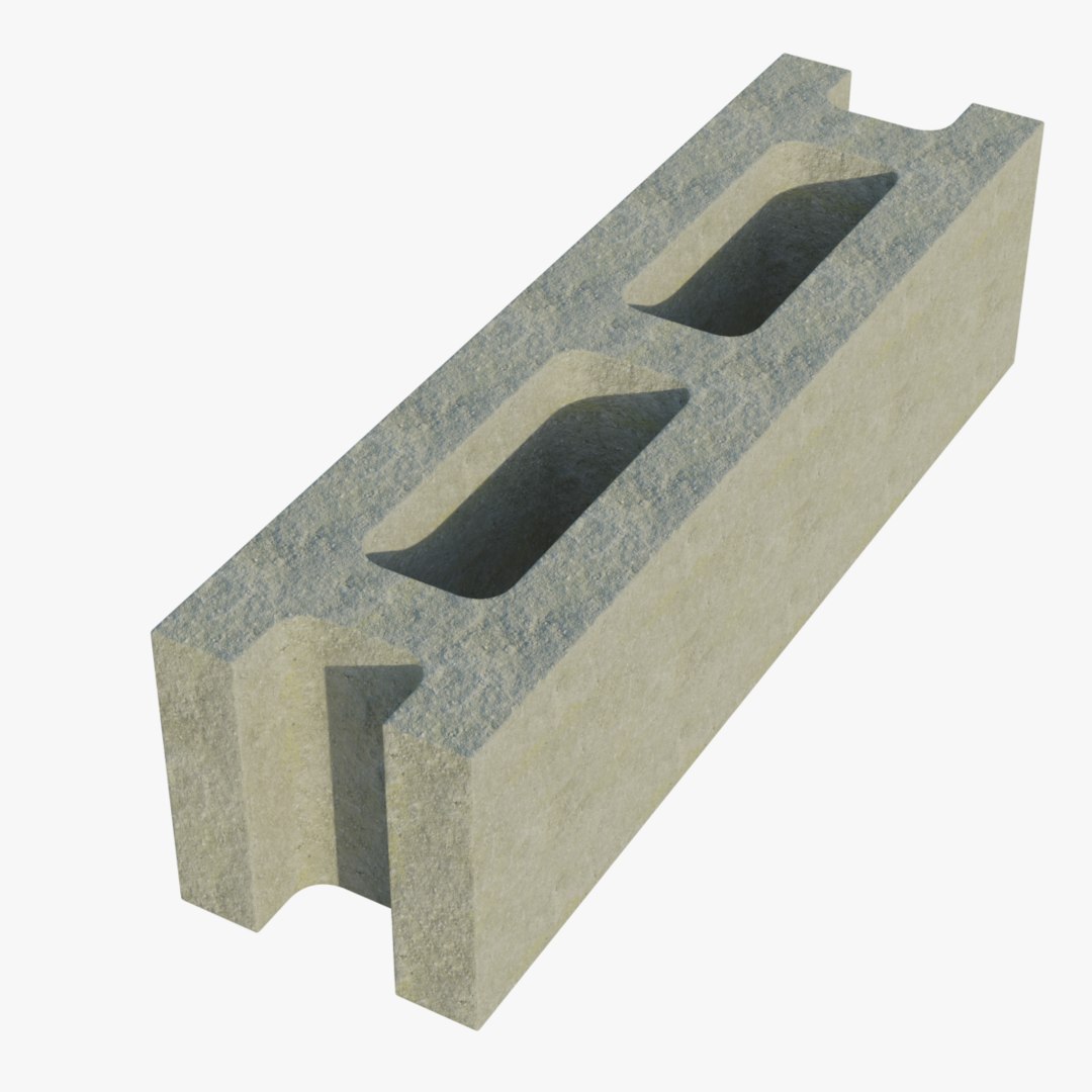 14x4x4 cinder block stretcher 3D - TurboSquid 1490971