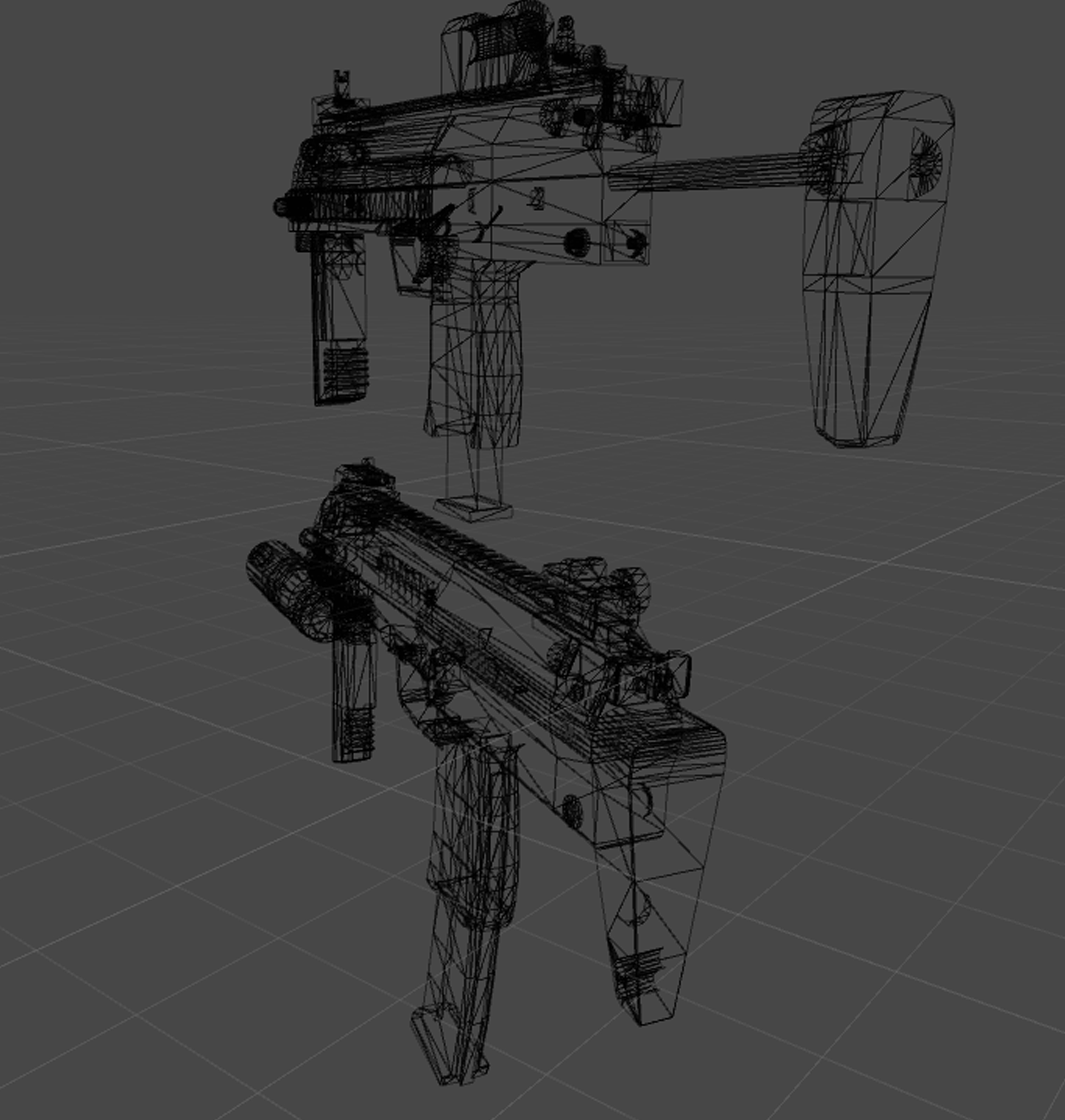 Heckler and Koch HK MP7-A1和HK MP7-A2-2冲锋枪装3D模型 - TurboSquid 1491148