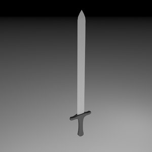sword broadsword model