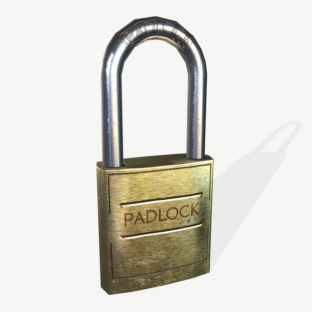 Free 3D padlock model TurboSquid 1488077