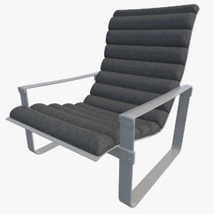 3D chair seat furniture model